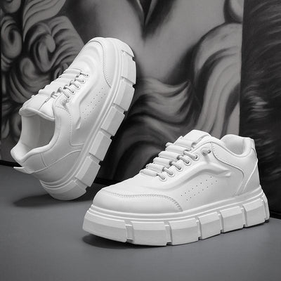Zapatos Casuales Hombre Microfibra Suela Gruesa Versátiles - Image 4