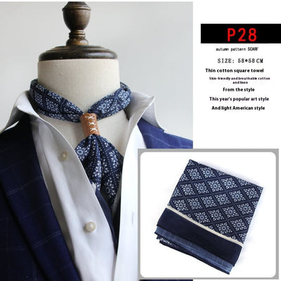 Bufanda de Seda Fina para Hombre - Accesorio Versátil Youth - Image 28