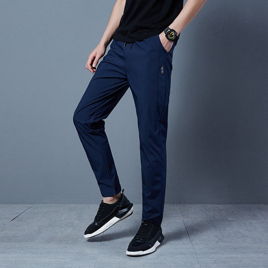 Pantalones Casuales Sueltos de Colores Sólidos para Hombre - Image 2