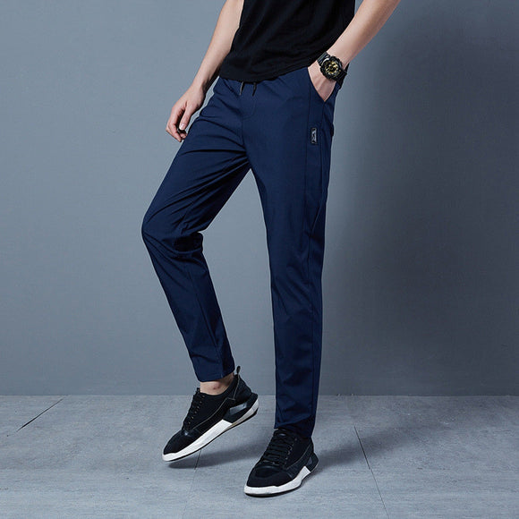 Calça Masculina Casual Lisa Folgada