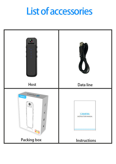 Cámara HD con Clip Magnético Portátil para Grabación - Image 7