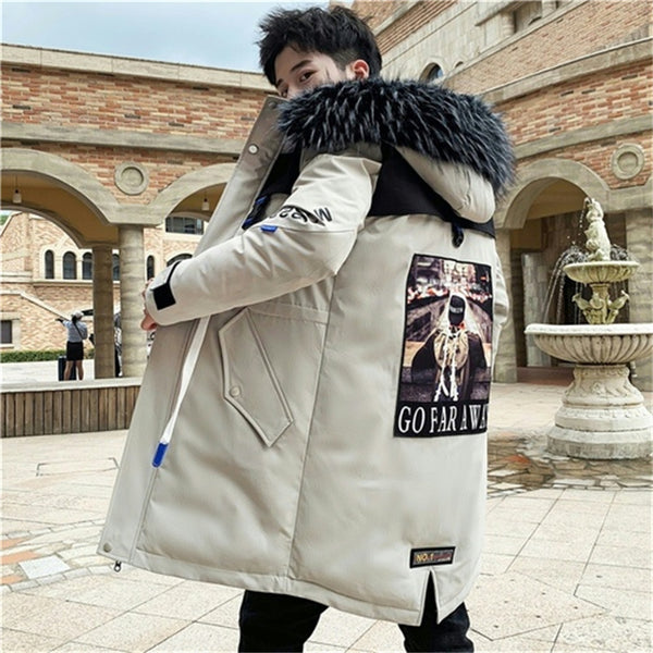 Chaqueta Acolchada de Largo Medio para Hombre