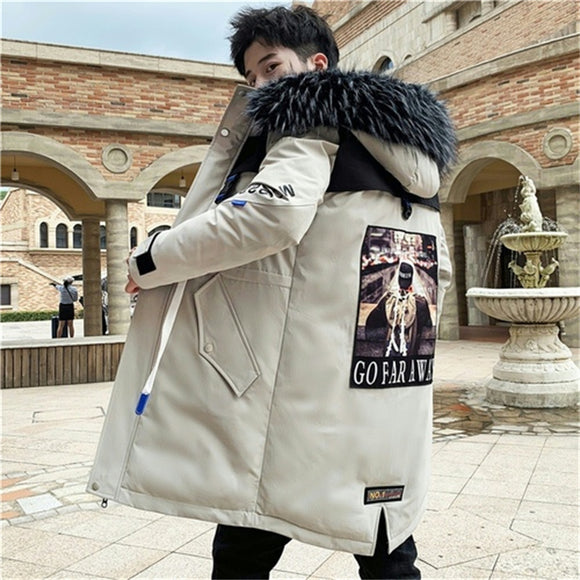 Chaqueta Acolchada de Largo Medio para Hombre
