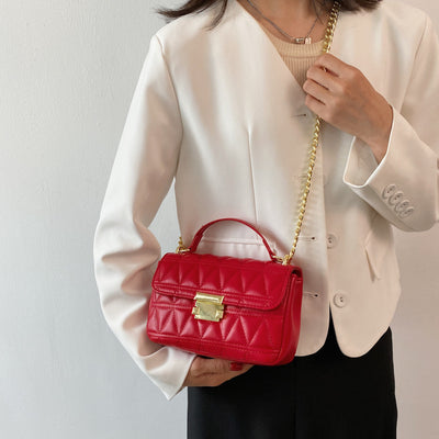 Bolso Cuadrado Pequeño Estilo Occidental con Textura Moderna - Image 10