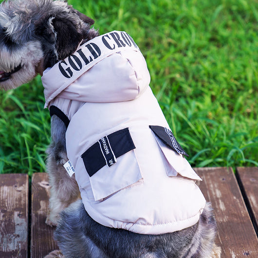 Abrigo Térmico con Capucha para Mascotas - Diseño Acolchado Invierno - Image 3