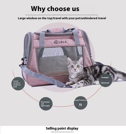 Bolsa Transportadora para Gatos Transpirable de Gran Capacidad - Image 17
