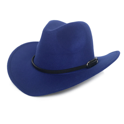 Sombrero Vaquero Vintage de Lana para Otoño e Invierno - Image 3
