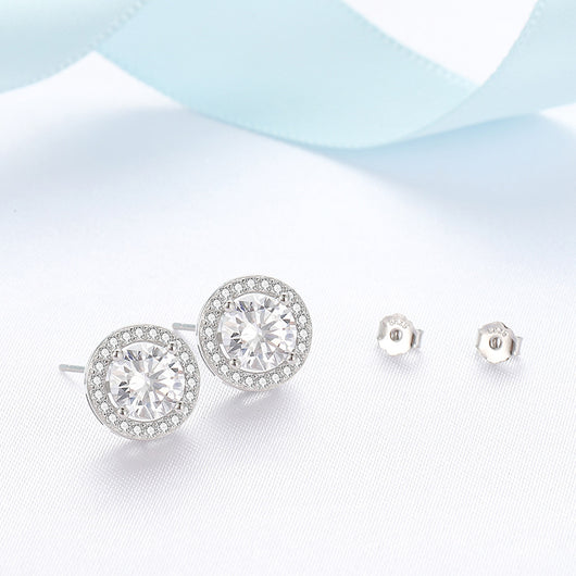 Aretes de Diamantes Blancos con Personalidad - Joyería de Moda Internacional - Image 6