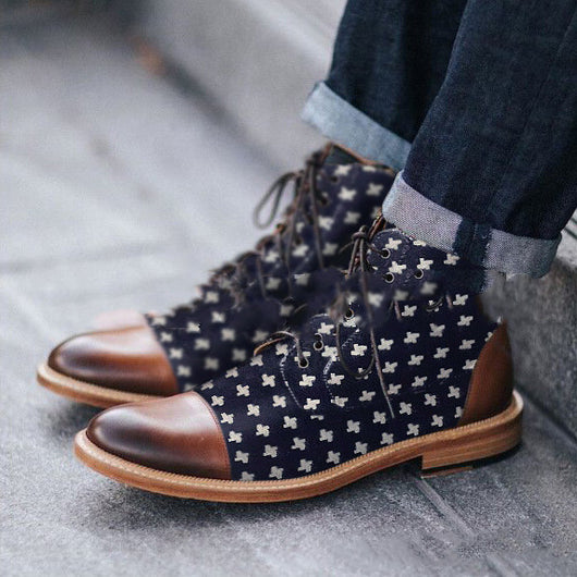 Botas Martin para Hombre Bordadas Tallas Grandes - Image 7