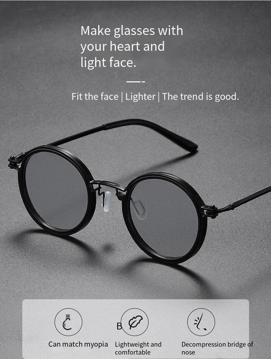 Gafas de Sol Redondas Punk Metal para Hombre - Image 15