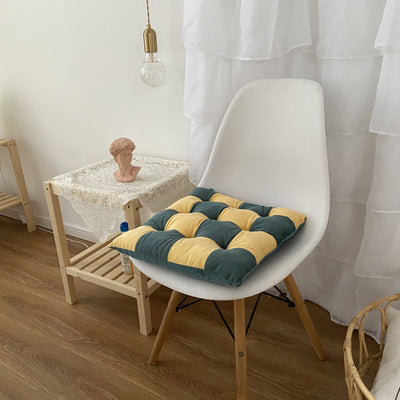 Cojín Térmico de Terciopelo para Silla de Comedor - Acolchado Grueso Invierno - Image 5