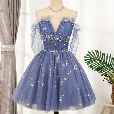 Vestido Corto Elegante Efecto Adelgazante de Alta Gama - Image 9