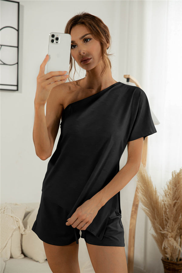 Conjunto de Dos Piezas Casual con Hombros Descubiertos - Image 3