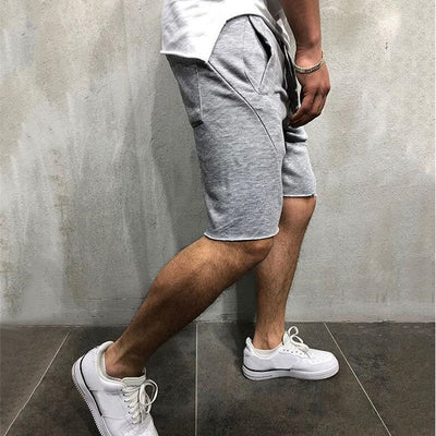 Pantalones Cortos Deportivos Grises para Hombre Verano - Image 26