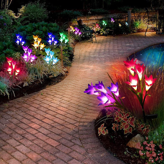 Lámpara Solar LED Multicolor para Jardín y Patio - Image 17