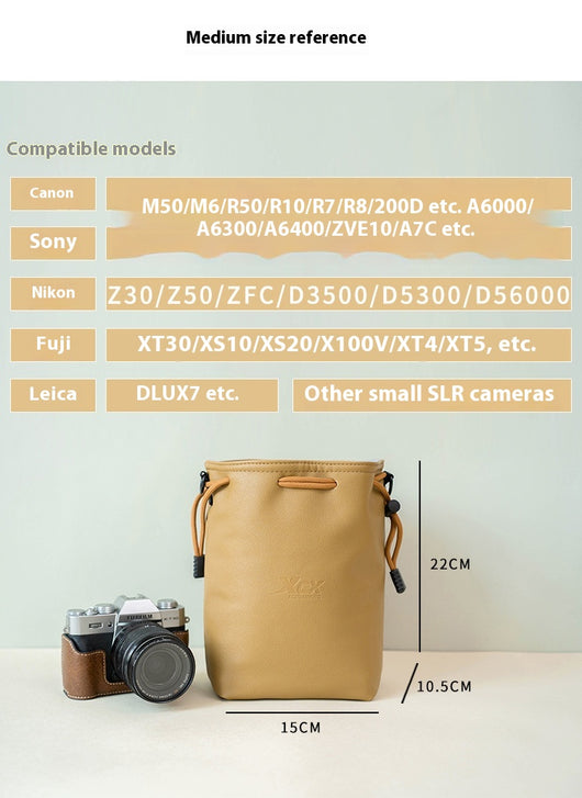 Bolsa de Cuero para Cámara y Accesorios - Image 22