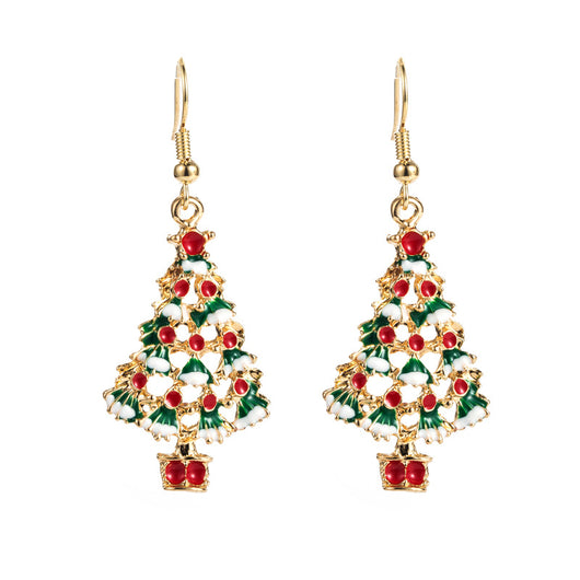 Aretes Asimétricos Copo de Nieve Navideños Serie Nueva - Image 11