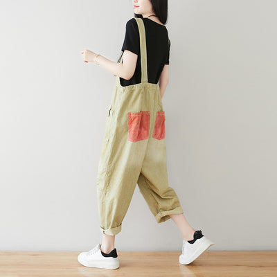 Enterizo Harem Denim Retro Talla Grande para Mujer - Image 2