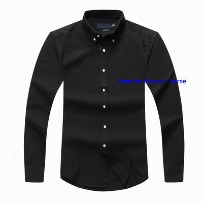 Camisa Manga Larga Hombre Business Casual Primavera Otoño - Image 14