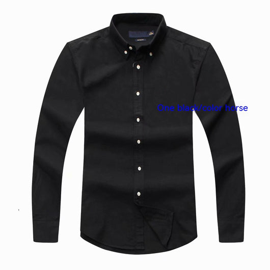 Camisa Manga Larga Hombre Business Casual Primavera Otoño - Image 14