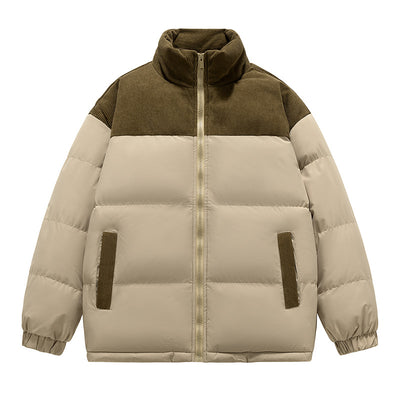 Abrigo Acolchado de Invierno con Capucha para Hombre - Image 9