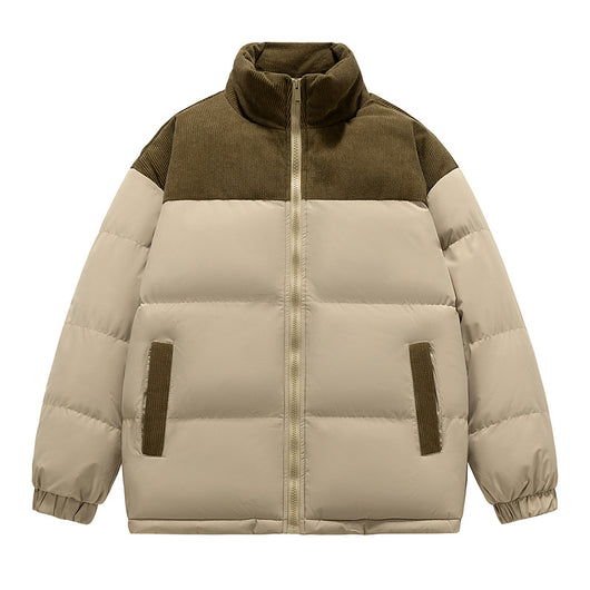 Abrigo Acolchado de Invierno con Capucha para Hombre - Image 9