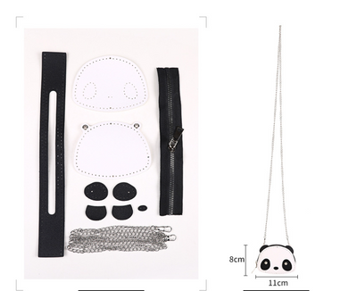 Monedero Infantil Tejido con Cadena de Materiales DIY - Image 6