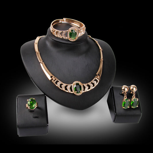Juego de Cuatro Collares para Novia - Accesorios de Boda Elegantes
