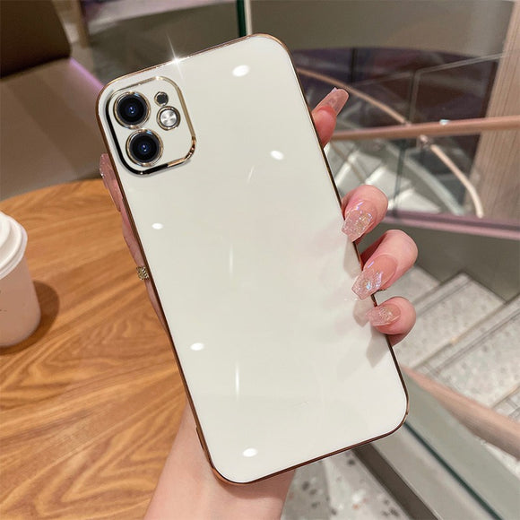 Funda Protectora Lujo Oso Brillante con Cristales Electrochapados