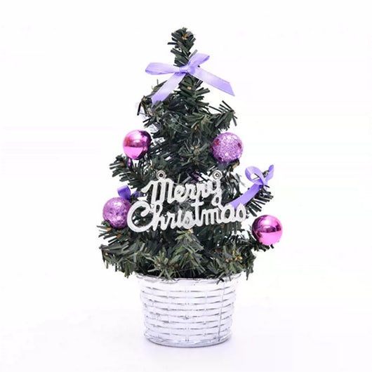Árbol Navideño Miniatura PVC con Luces LED para Escritorio - Image 16