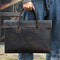 Bolso Portátil de Cuero Crazy Horse para Hombre