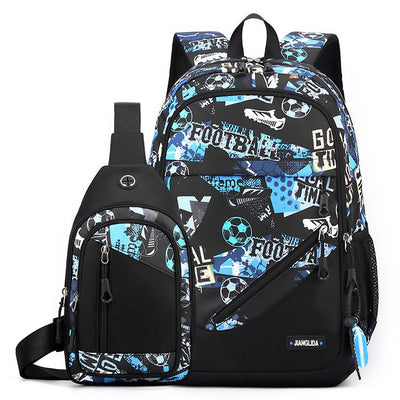 Set de Mochila y Bolsa Pectoral para Hombre - Image 9