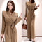 Jumpsuit Elegante de Manga Larga para Mujer - Diseño Ajustado y Sofisticado