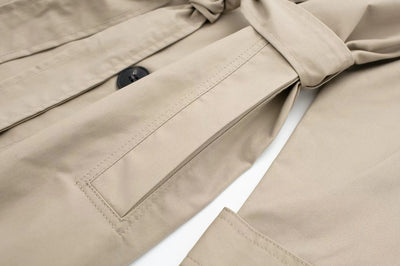 Abrigo Tipo Trench Doble Botonadura con Cinturón - Image 12