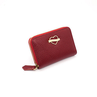 Cartera Compacta de Cuero Genuino para Mujer - Organizador de Tarjetas y Monedas - Image 3