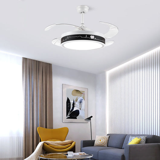 Ventilador de Techo con Luz LED Integrada para Hogar y Restaurante - Image 3