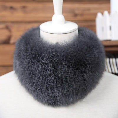 Cuello Falso de Piel de Zorro Sintética para Invierno - Collar Elegante para Mujer - Image 19