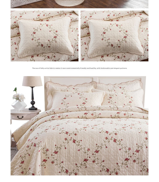 Colcha de Verano en Algodón Blanco con Bordados Elegantes - Image 12