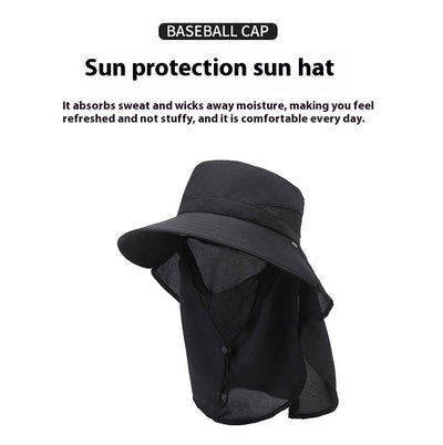 Sombrero Pescador de Ala Ancha con Protección UV para Hombre - Image 14