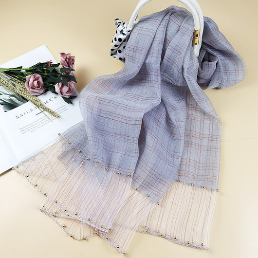 Pañuelo de Seda Elegante con Protección Solar y Aroma - Image 10