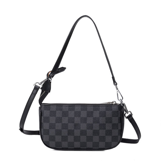 Bolso Bandolera Mujer Pequeño con Estampado Blanco y Negro - Image 6