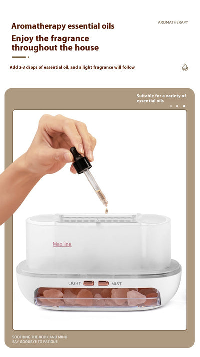 Difusor de Aromaterapia con Efecto Llama y Grano de Madera - Image 14