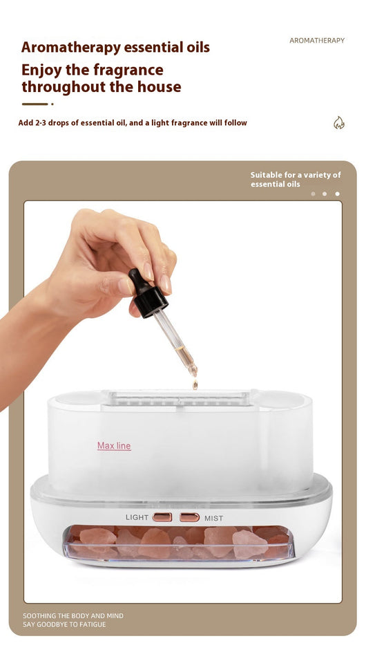 Difusor de Aromaterapia con Efecto Llama y Grano de Madera - Image 14