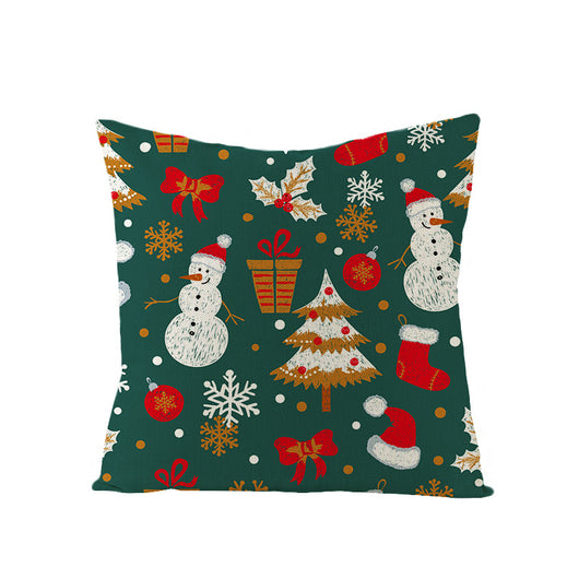Funda de Almohada Navideña con Estampado Digital de Dibujos - Image 27