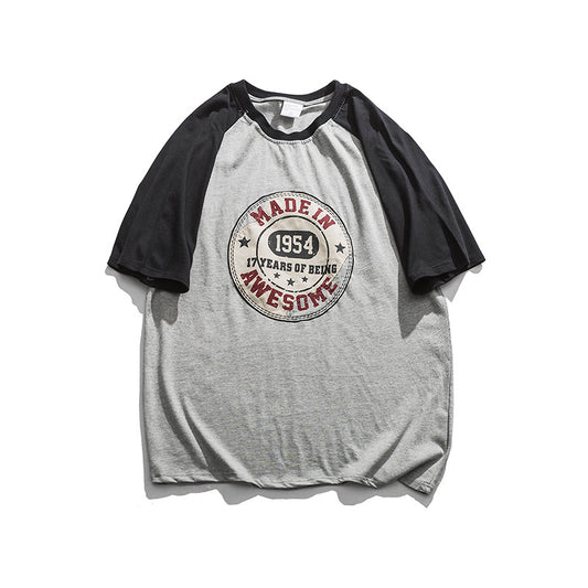 Playera Raglan Bicolor para Parejas - Manga Corta Hombre - Image 2