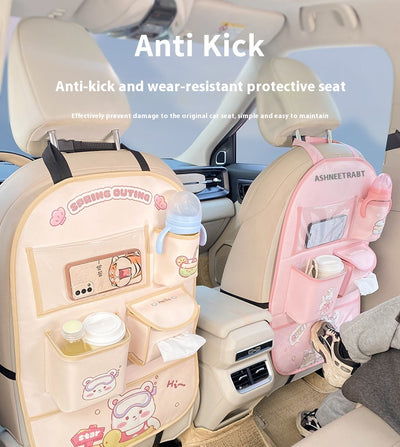 Organizador de Asiento Trasero del Auto con Protector Antimanchas - Image 26