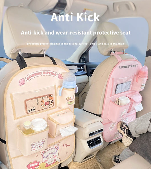 Organizador de Asiento Trasero del Auto con Protector Antimanchas - Image 26