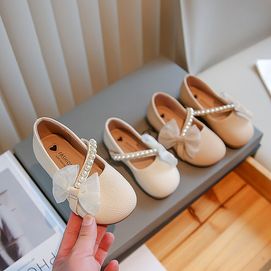 Zapatillas de Princesa Perla Blanca para Niña