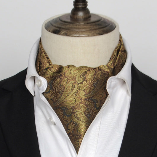 Camisa de Seda Estilo Vintage Británico con Pañuelo - Image 2