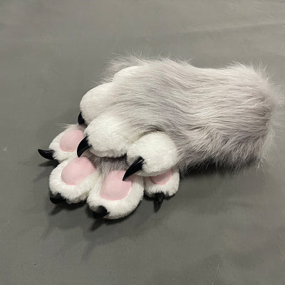 Guantes Peluche Garras de Gato Coloridos y Adorables - Image 3